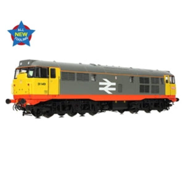Bachmann 35-821A Class 31/1 (Refurbished) 31149 BR Railfreight (Red Stripe) - Image 3