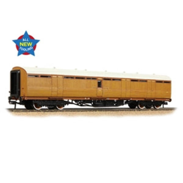 Bachmann Branchline 34-360 LNER Thompson Full Brake LNER Teak Effect OO Gauge - Image 2