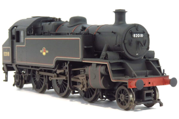 Bachmann 31-982 - BR Standard 3MT Tank 82018 BR Lined Black Late crest weathered