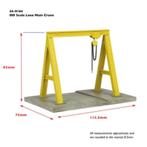 Scenecraft 44-0164 OO Gauge Scenecraft Loco Maintenance Crane - Image 2