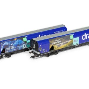 Hornby R60176A Drax Biomass Wagon Pack, 83700698071-3 & 83700698009-3