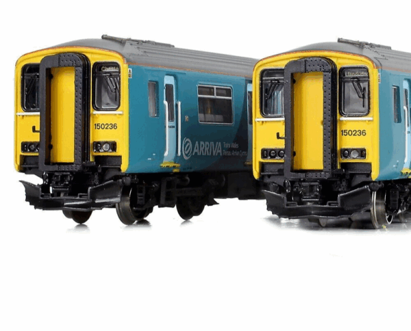 371-334 Graham Farish N Gauge Class 150/2 2-Car DMU 150236 Arriva Trains Wales - Image 4