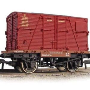 Bachmann 37-951E Conflat Wagon BR Bauxite (Early)