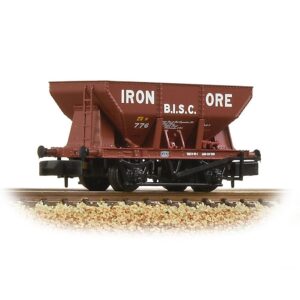 Graham Farish 24T Iron Ore Hopper 'B.I.S.C. Iron Ore' Red