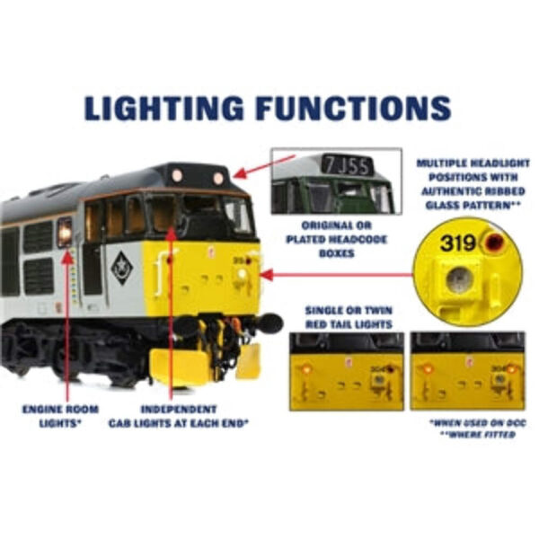 Bachmann 35-830 Class 31/4 (Refurbished) 31407 Mainline Freight - Image 8