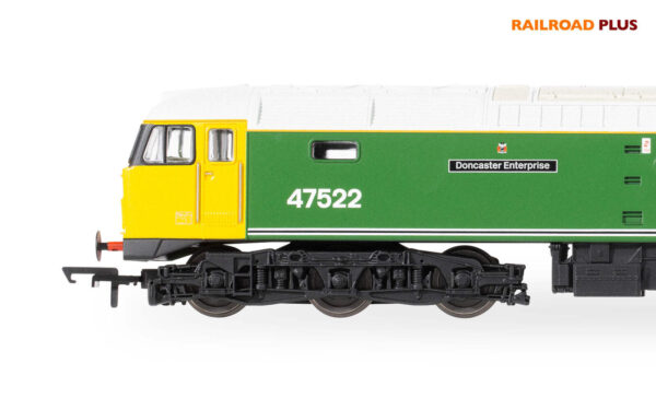 HORNBY Railroad Plus R30382 BR DONCASTER ENTERPRISE CLASS 47 CO-CO 47522 - Image 5