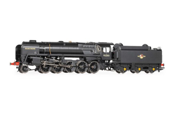OO Gauge Hornby R30351 BR, Class 9F, 2-10-0, 92203 'Black Prince' BR Black Loco