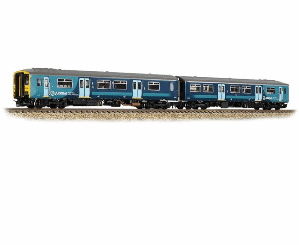 371-334 Graham Farish N Gauge Class 150/2 2-Car DMU 150236 Arriva Trains Wales
