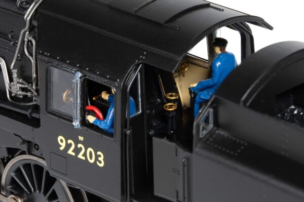 OO Gauge Hornby R30351 BR, Class 9F, 2-10-0, 92203 'Black Prince' BR Black Loco - Image 8