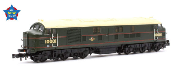 Graham Farish 372-917 LMS 10001 BR Lined Green Late Crest