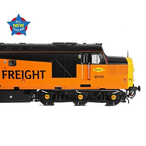 Bachmann 35-310 Class 37/0 Centre Headcode 37175 Colas Rail - Image 4