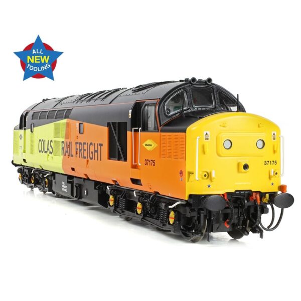 Bachmann 35-310 Class 37/0 Centre Headcode 37175 Colas Rail - Image 3