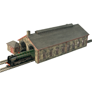 Scenecraft 44-0157 Two Road Stone Engine Shed