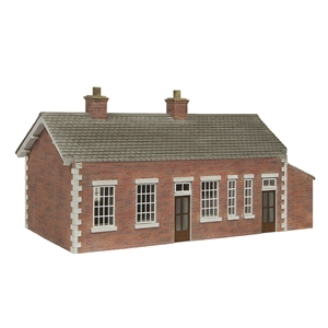 Scenecraft 44-0179B S&DJR Brick Station Chocolate and Cream