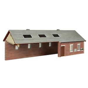 Scenecraft 44-0180B S&DJR Train Shed Chocolate and Cream