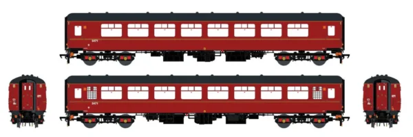 Accurascale ACC2913 BR Mk.2b TSO 5471 Maroon (South Wales & West)