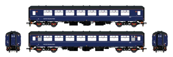 Accurascale ACC2914 BR Mk.2b TSO 5491 South Wales & West blue