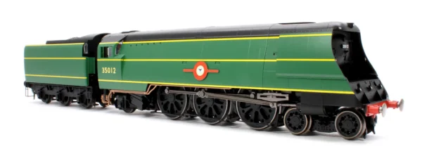 Hornby R3860 Class 8P Merchant Navy 4-6-2 35012 'United States Lines' BR Lined Malachite Green Steam Locomotive - Image 2