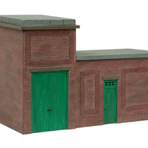 Scenecraft 44-0181G Lineside Brick Substation Green
