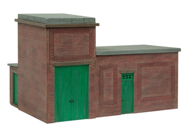 Scenecraft 44-0181G Lineside Brick Substation Green