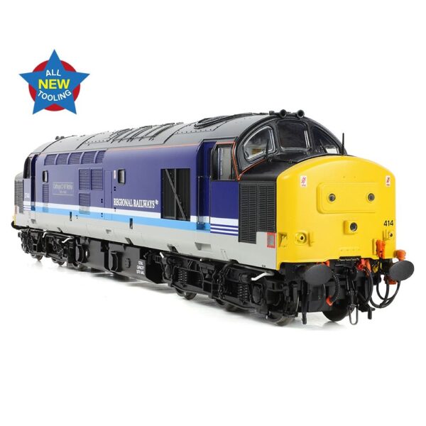 Bachmann 35-338 Class 37/4 37414 'Cathays C&W Works 1846-1993' BR Regional Railways - Image 5