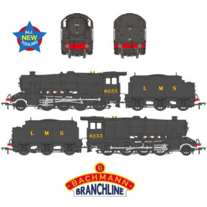 Bachmann 35-226 LMS Stanier 8F 8233 LMS Black (Revised)