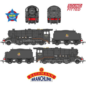 Bachmann 35-230SF LMS Stanier 8F 48305 BR Black (Early Emblem) Sound Fitted