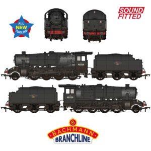 Bachmann 35-235SF LMS Stanier 8F 48339 BR Black (Late Crest) [W] Sound Fitted