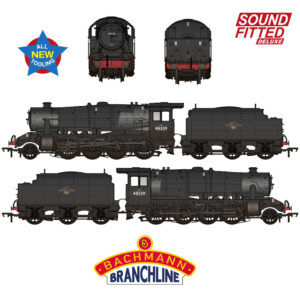 Bachmann 35-235SFX LMS Stanier 8F 48339 BR Black (Late Crest) [W] Sound Deluxe
