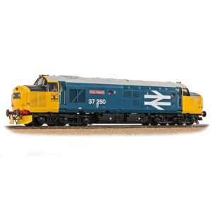 Bachmann 35-309 Class 37/0 Centre Headcode 37260 'Radio Highland' BR Blue (Large Logo) Diesel Locomotive