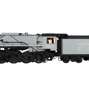 Rapido Trains UK 926506 USATC S160 2-8-0 Big Jim Light Grey with Transportation Corps U.S.A on Tender No.5820 (as Preserved) Steam Locomotive - DCC Sound