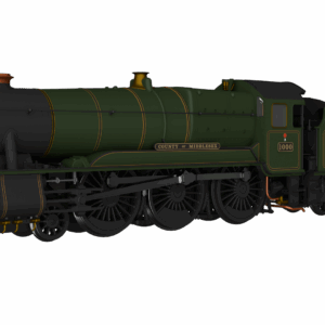 Rapido Trains UK 954009 GWR County No.1000 'County of Middlesex' BR Lined Green Late Crest Steam Locomotive