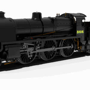 Rapido Trains UK 992005 SR U Class 2-6-0 No.31616 - BR Black & Sunshine Lettering Steam Locomotive