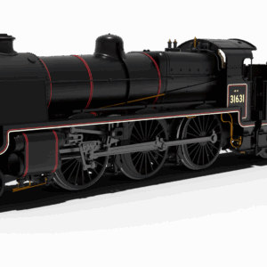 Rapido Trains UK 992507 SR U Class 2-6-0 No.31631 - BR Lined Black Early Crest Steam Locomotive - DCC Sound