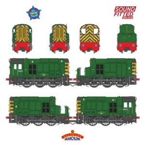 Bachmann 35-945SFX Class 13 D4502 BR Green (Wasp Stripes) Diesel Locomotive - DCC Sound Deluxe