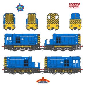 Bachmann 35-946SF Class 13 13003 BR Blue Diesel Locomotive - DCC Sound