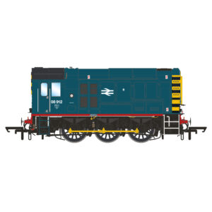 Accurascale ACC3193 Class 08 BR Blue Wasp Stripes (Red Running Plate) 08912 Diesel Shunter Locomotive