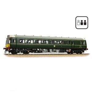 Bachmann 35-528PF Class 121 Single-Car DMU W55028 BR Green (Small Yellow Panels) - Fitted Passengers