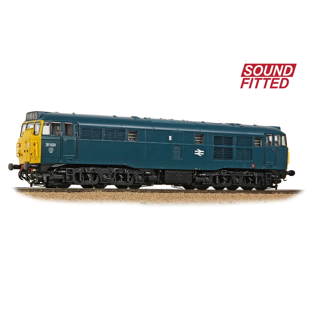 Bachmann 35-804SF Class 31/1 31101 BR Blue Diesel Locomotive - DCC Sound