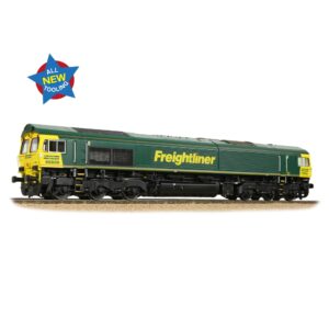 Bachmann 50-002 Class 66/6 66606 Freightliner Green Diesel Locomotive