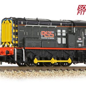 Graham Farish 371-010SF Class 08 08441 RSS Railway Support Services Diesel Shunter (DCC Sound)