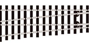 SLE189 Peco Large Radius Turnout Left Hand Electrofrog