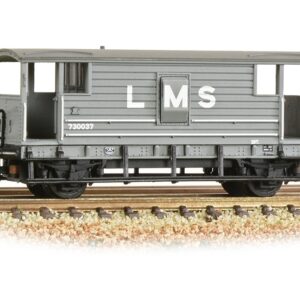 Graham Farish 377-310C LMS 20T Brake Van LMS Grey 730037
