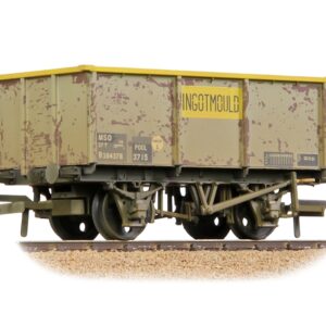 Bachmann 37-283 BR 27T MSO Steel Tippler BR Grey & Yellow 'INGOTMOULD' No.B384378 - Weathered