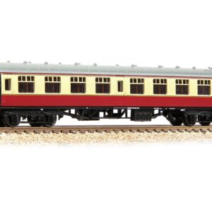 Graham Farish 374-060F BR Mk1 SK Second Corridor BR Crimson & Cream No. M24140