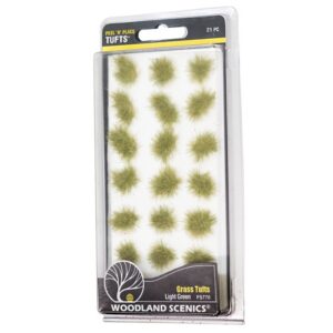 Woodland Scenics WFS770 Peel ‘n’ Place Light Green Grass Tufts