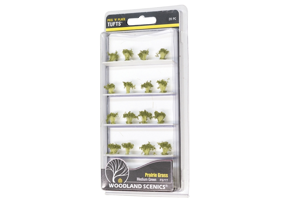 Woodland Scenics WFS777 Peel ‘n’ Place Medium Green Prairie Grass