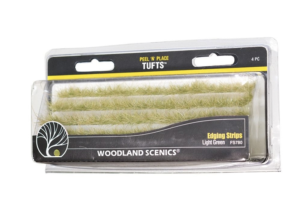 Woodland Scenics WFS780 Peel ‘n’ Place Light Green Edging Strips