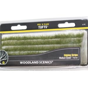Woodland Scenics WFS781 Peel ‘n’ Place Dark Green Edging Strips