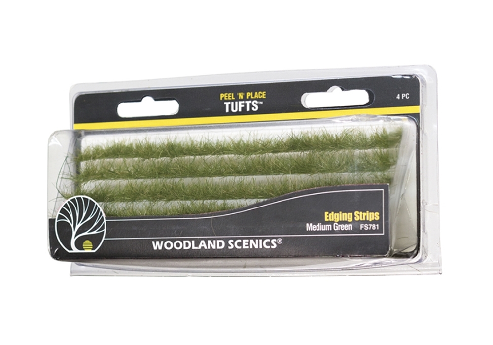 Woodland Scenics WFS781 Peel ‘n’ Place Dark Green Edging Strips